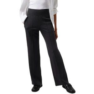 Athleta Eastbound Wide Pants Black Solid Tencel Blend NWT Women s Size 4